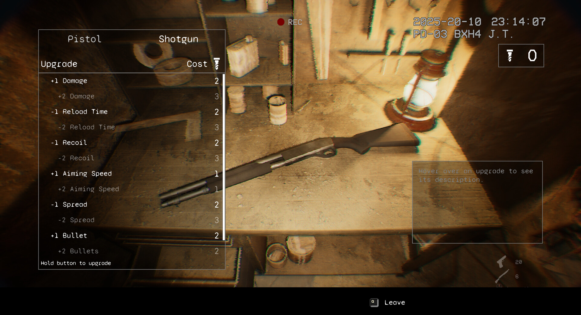 It Reaches graphics settings screen with a desk lamp scene